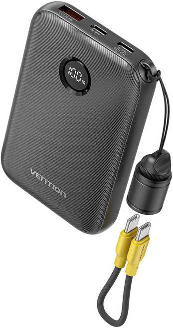 벤션 Velo PD 고속충전 보조배터리 22.5W 10000mAh, 블랙, FKA