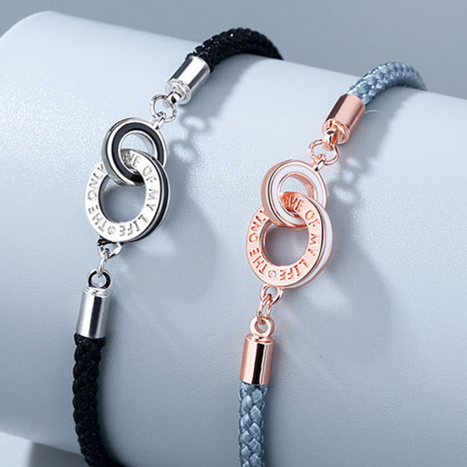 하나린 커플팔찌 우정팔찌 온리러브 2개 1세트