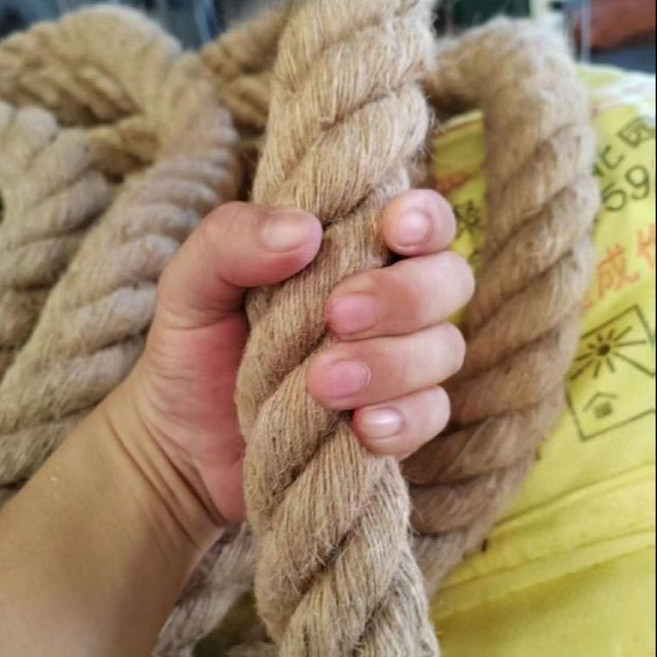 조경용 로프 천연 황마 굵은밧줄 가이드로프 인테리어용 동아줄 줄다리기줄 원예용품 황마끈, 1개