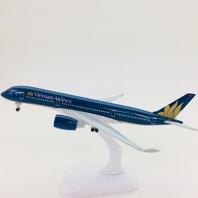 비행기 모형 다이캐스트 다이 캐스트 20CM 1/400 B747 B777 A320 A330 A350 팬 Am KLM 러시아 Aeroflot EVA 사우디 항공 항공기 합금 모델, [13] Vietnam A350, 13.Vietnam A350