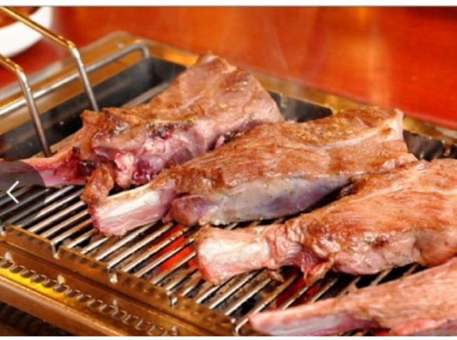 [왕양하오하오] 컷팅 고급 양갈비 500g 대구 양꼬치 맛집 캠핑 여행 가정용, 1개