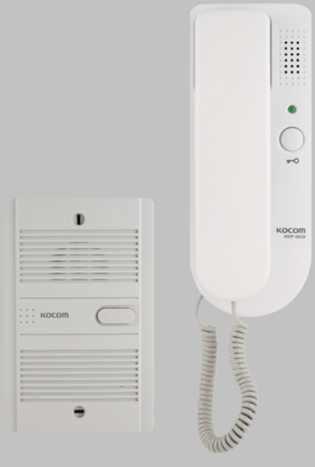 현관 도어폰 KDP-502A 2선식 자기포함 코콤, 상세페이지 참조