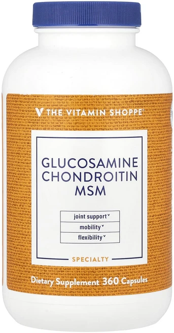The Vitamin Shoppe 글루코사민 콘드로이틴 MSM 캡슐 360정, TheVitaminShoppe글루코사민콘드로이틴MSM캡, 1개 - 쿠팡