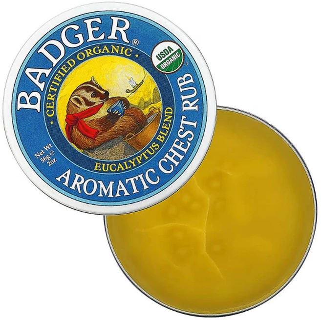뱃저 아로마틱 체스트 럽 유칼립투스 및 민트 Aromatic Chest Rub, 56g, 1개 - 쿠팡