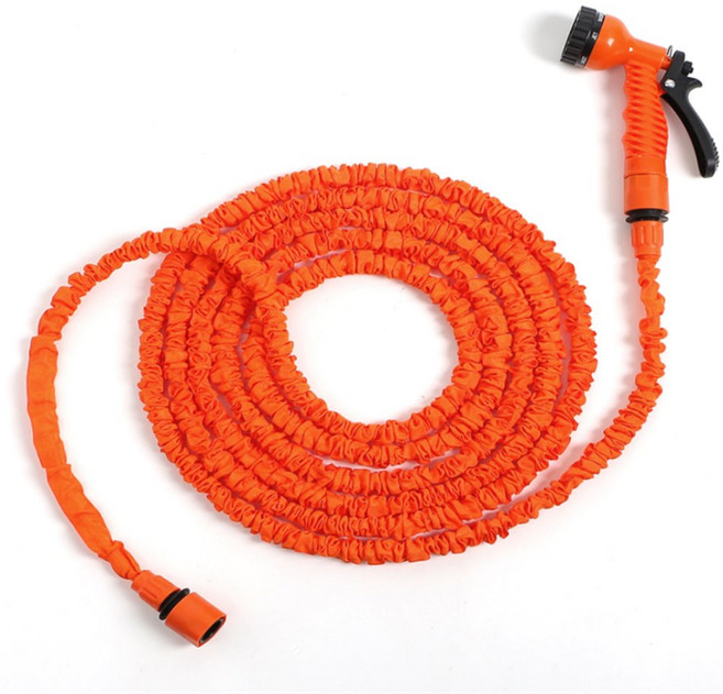 [최가상점] 3배로 늘어나는 매직호스15M 오렌지 자바라호스, 1개