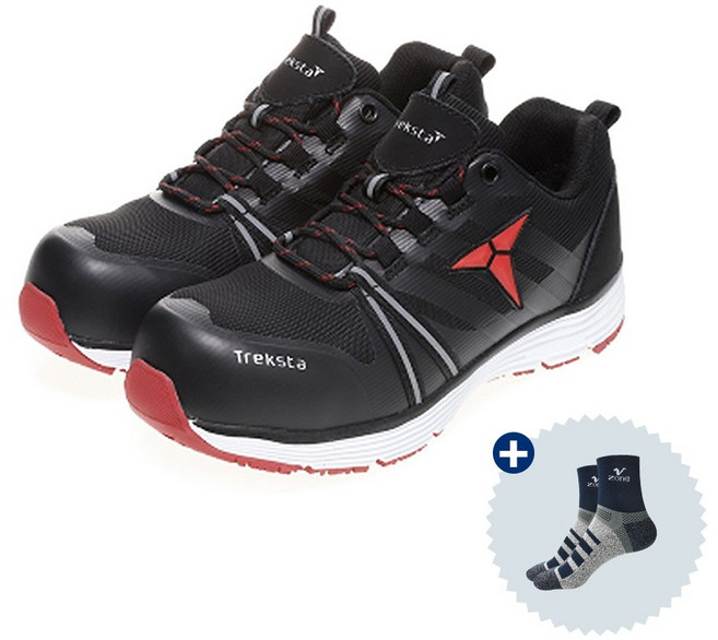 트렉스타 세이프티 4인치 안전화 정전화 TL-204 논슬립 경량 미끄럼방지 + V존양말