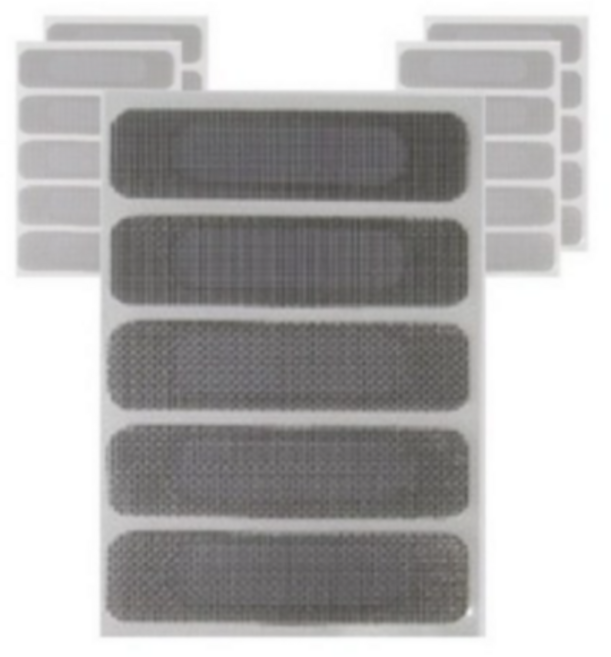 찬바람119 미세촘촘 고급형 물구멍 방충망 블랙 5p, 3세트