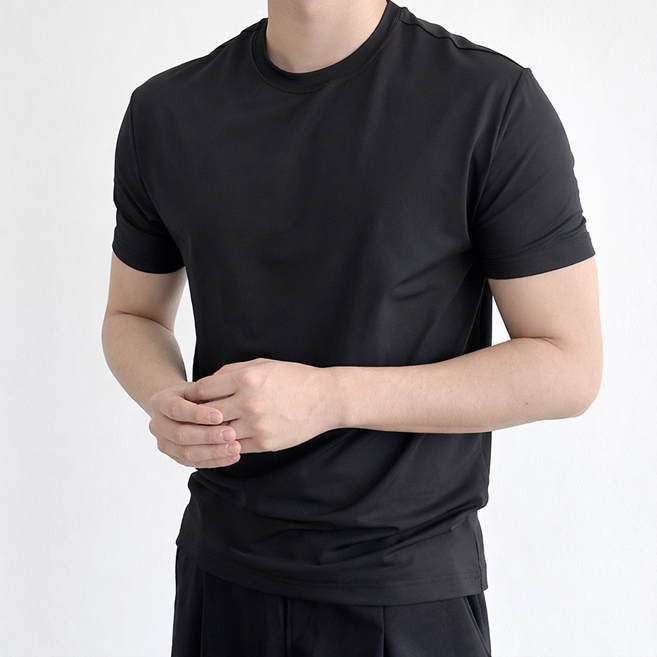 남자 반팔티 구김없는 머슬핏 운동복 빅사이즈 무지