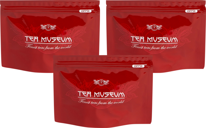 티뮤지움 그린루이보스 바닐라 파라다이스 지퍼백 잎차, 3개, 1개입, 50g