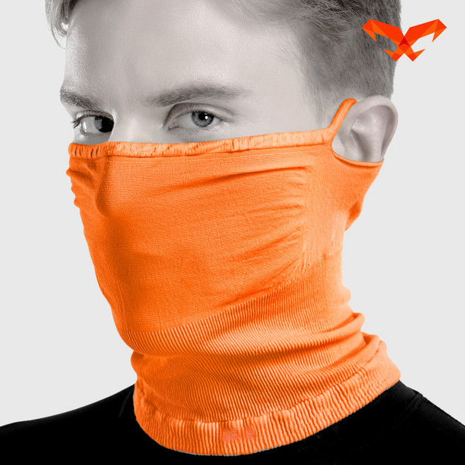 나루마스크 X1 / 자외선 차단 스포츠 마스크, 오렌지