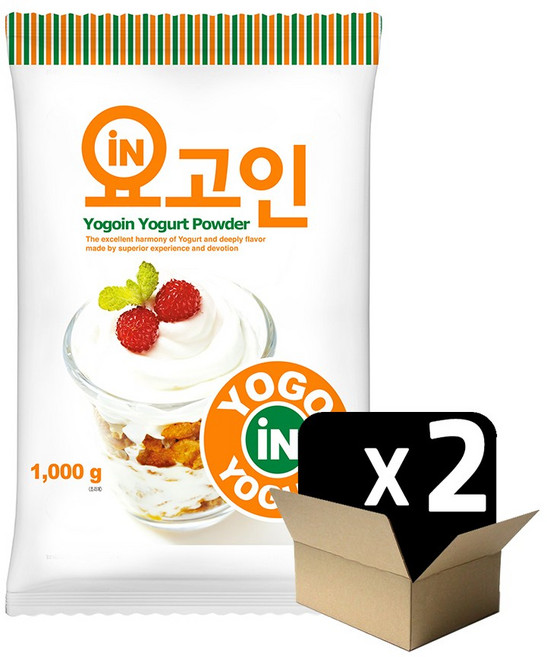 대호 까르페 요고인 요거트파우더 1kg 요거트분말 / 커피상인, 2개, 2개