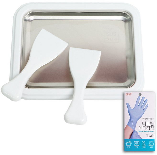 뮤즈 철판 아이스크림 메이커 / 아이스크림제조기 304스테인리스 미니휴대용 캠핑용 아이스크림팬, 1개, 화이트