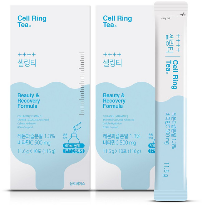 셀링티 마시는 포도당 이온음료 비타음료 미네랄 수분 콜라겐 분말스틱 레몬맛, 30개, 11.6g