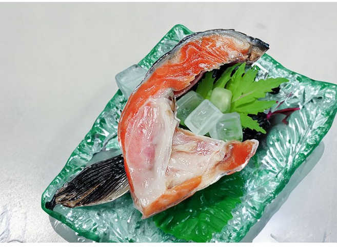 연어가마 연어턱살 연어아가미 연어머리 연어대가리 5kg, 1개