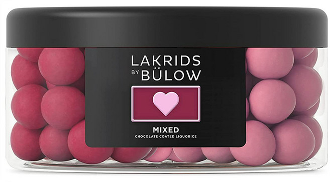 Lakrids by Bulow 덴마크 라크리츠 러브 딸기크림 프루티 감초 초콜릿 550g, 1개
