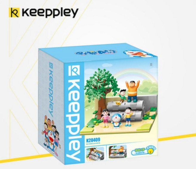 다나에 키플리 도라에몽 진구 하우스 호환 블록 블럭, K20409, 1개