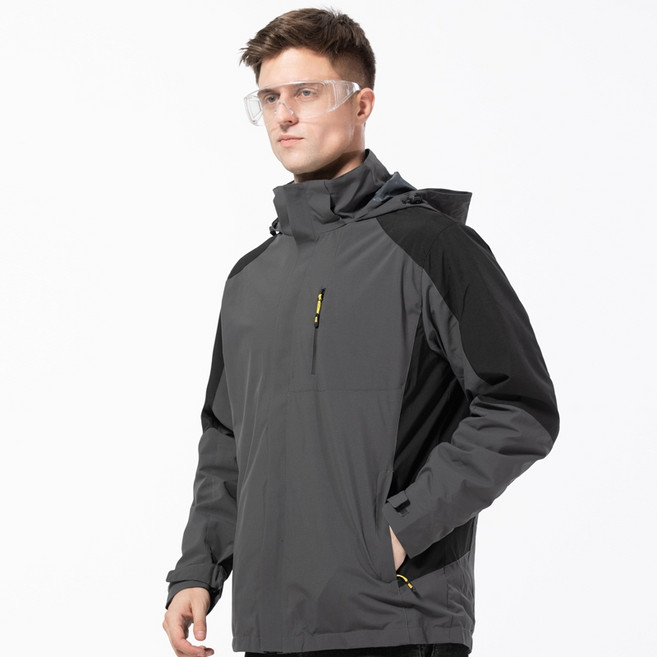 衝鋒衣男女款 冬季保暖外套 三合一兩件套可拆卸 加絨加厚 戶外登山服