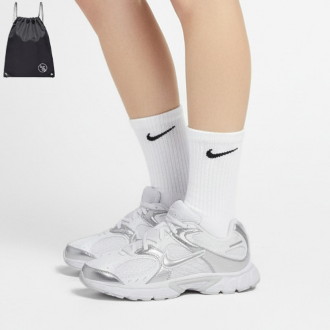 나이키 V5 여성 주니어 런닝화 화이트 실버 가벼운 운동화 (PGN짐쌕가방 지급)