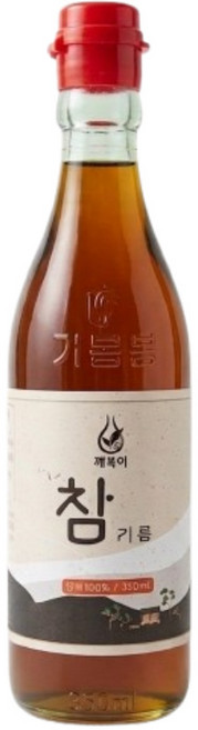 깨복이 통참깨 방앗간 참기름, 1개, 350ml