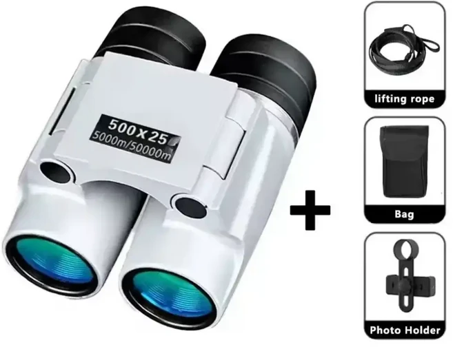 자동초점 망원경 콘서트 오페라 뮤지컬 공연 고배율 쌍안경+스마트폰 촬영 클립, 단일수량, 22mm