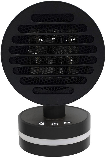 아이슈미드 마카롱 미니 온풍기 Ver2 SC-MH-RGB7, 블랙