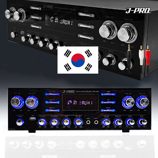 [당일발송 / 17시마감] 제이프로 PRO-600 블루투스앰프 매장용 4채널 600W + AUX선 리모컨