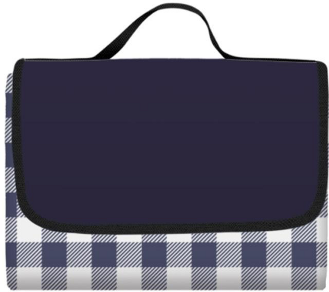 소울스 휴대용 방수 돗자리 피크닉 캠핑 경량 대형 매트 접이식, 네이비