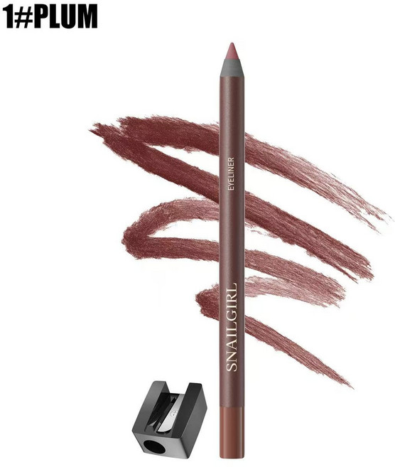 젤아이라이너 컬러 펜슬 초슬림 롱래스팅 워터프루프 무번짐 애교살 라이너, 1개, 01