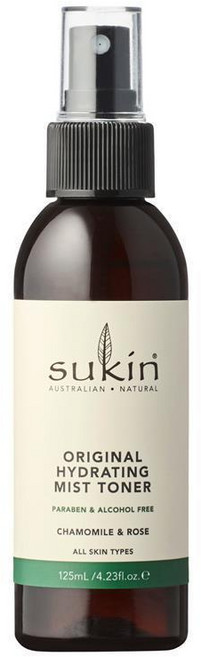 호주 수킨 Sukin Hydrating Mist Toner 오리지널 하이드레이팅 토너 미스트, 3개, 125ml
