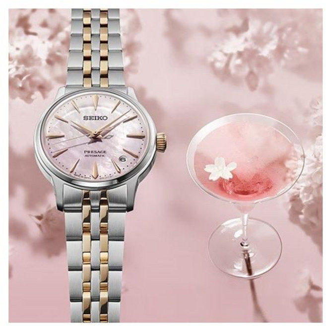 [Seiko] F 새 SEIKO 프레사지 SARY270 칵테일 타임 벚꽃