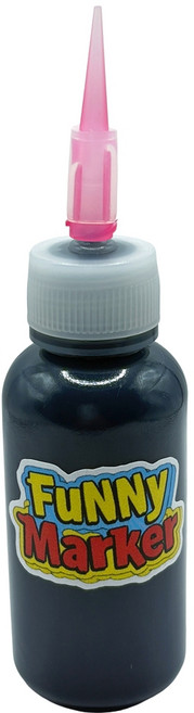 퍼니 패브릭 마카펜 검정 티셔츠 등 패브릭 전용 DIY 마커, 1개, Black 30ml