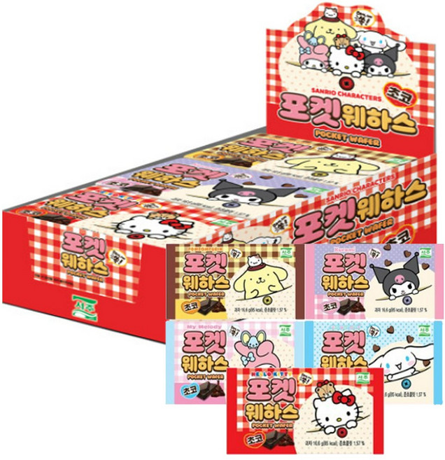 서주 포켓 웨하스 21p, 348.6g, 1개