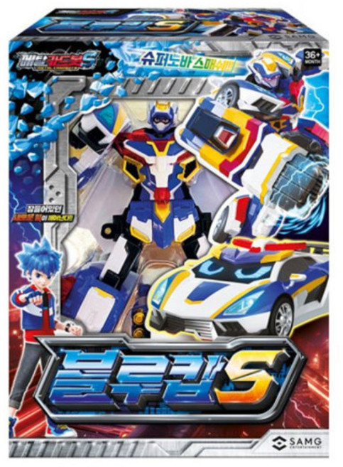 메탈카드봇 블루캅S 경찰차, 혼합색상, 1개