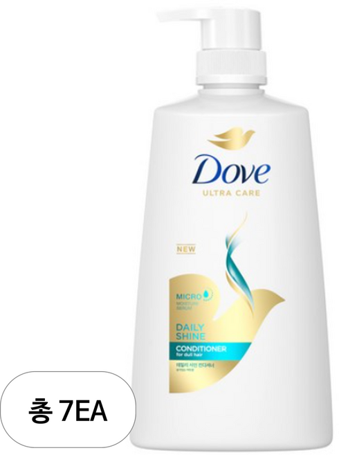 도브 데일리 샤인 컨디셔너, 660ml, 7개