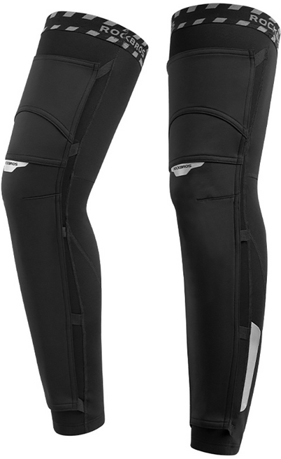 니워머 레그워머 자전거 겨울용품 기모 무릎토시 락브로스, L/XL, 1개