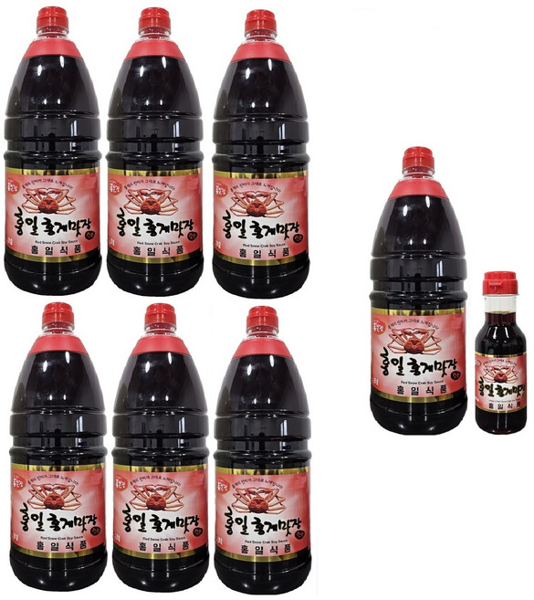 홍게맛장1.8리터 6+1 홍게간장+200미리, 12.8L, 1세트