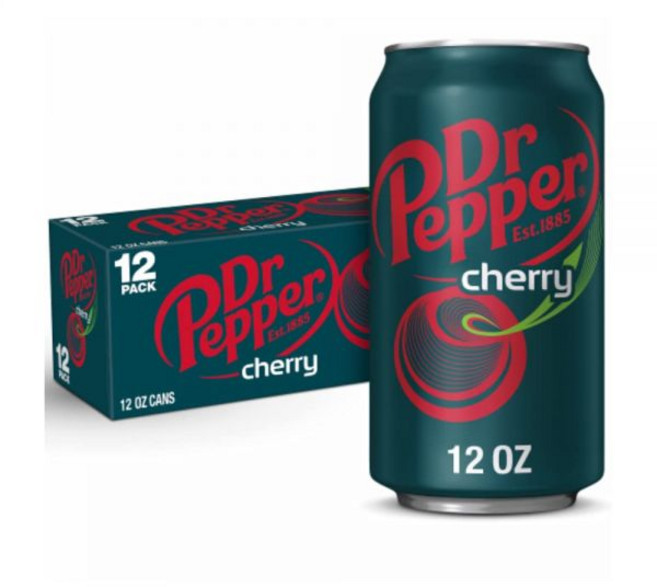 청량 음료 스파클링 소다 음료수 닥터 페퍼 체리 12팩 정판 스파이더맨, 355ml