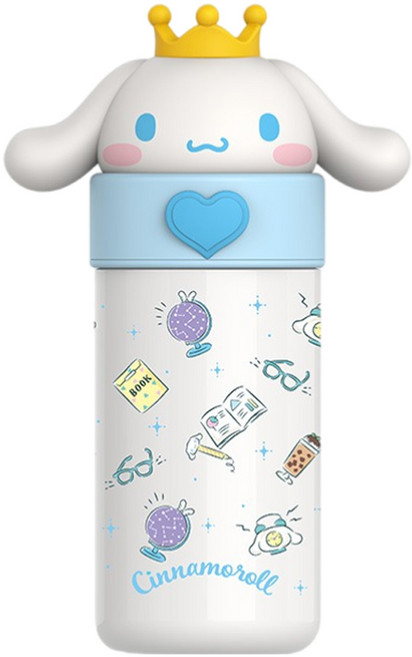 StarR 캐릭터 보온 텀블러 PN-2102, 1개, 350ml, 시나모롤 라이트 블루