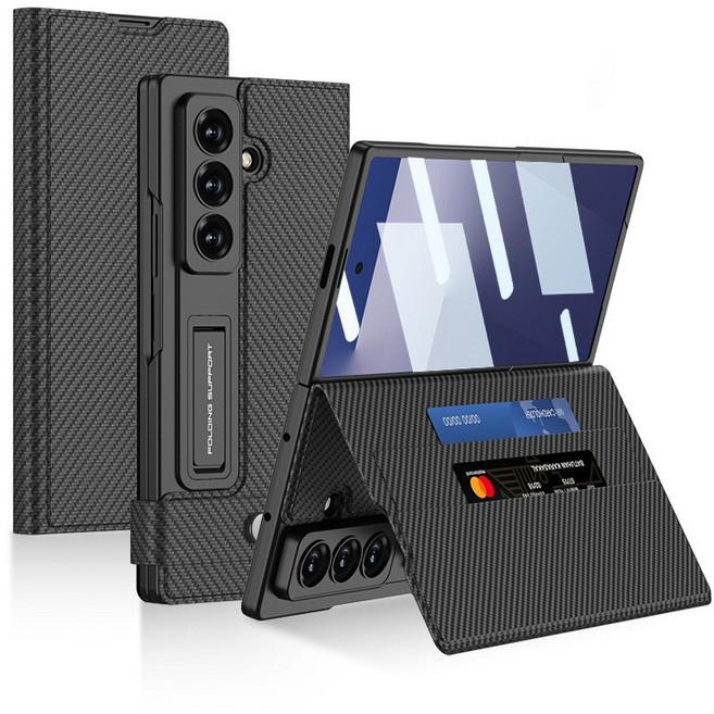 윰스모르 올인원 마스터 갤럭시 폴드7 6 힌지보호 카드 수납 케이스