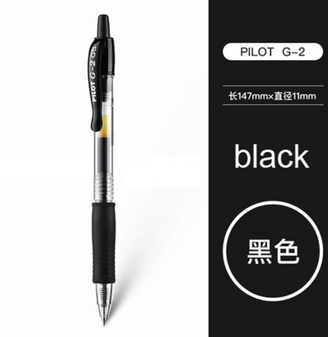 1pcs 일본 파일럿 젤 펜 BL-G2 빠른 건조 잉크 사무용품 학교 사무용품 0.38/0.5/0.7 교체 가능 리필, [01] 0.38mm, [01] 명확하다