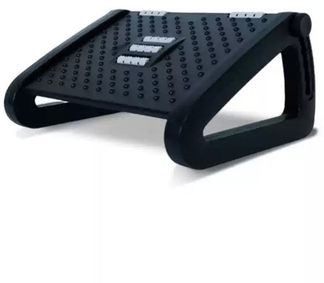 人體工學腳踏板 辦公室擱腳凳 按摩墊腳凳, 圓弧黑色【可6檔調節】超商限取3個, 圓弧黑色【可6檔調節】超商限取3個