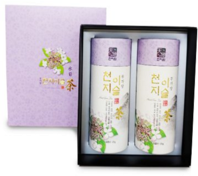 천지이슬 수국차선물세트 (직영농장/무농약), 1개입, 1개