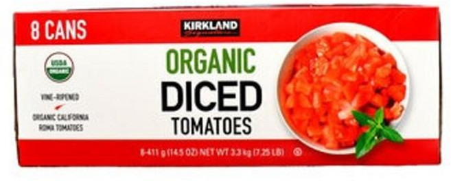 Kirkland Signature 다진 토마토 411g x 8개 3.3kg, 6개