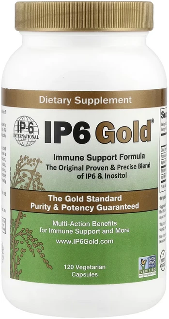 IP-6 인터내셔널 IP6 골드 이뮨 서포트 포뮬라 120 베지캡슐 미오이노시톨, 1개, 120정 - 쿠팡
