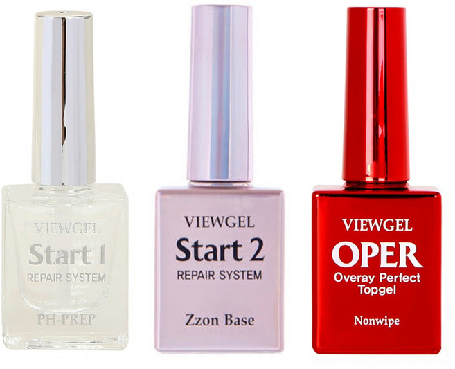 뷰젤 프렙 쫀베이스 오빠탑젤 3종 기초젤, 1개, 10ml