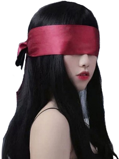 프라이빗 무드 새틴 블라인드 아이마스크 안대 커플 로멘틱 이벤트용 취향 저격 아이템
