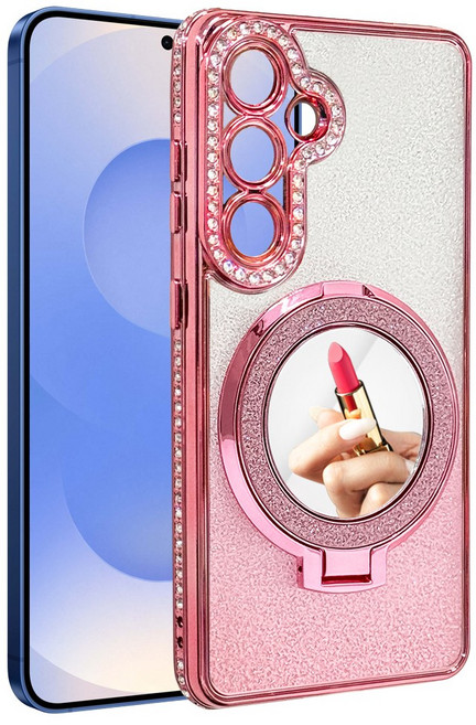 더조은셀러 스파클 거울 큐빅 스탠딩 케이스