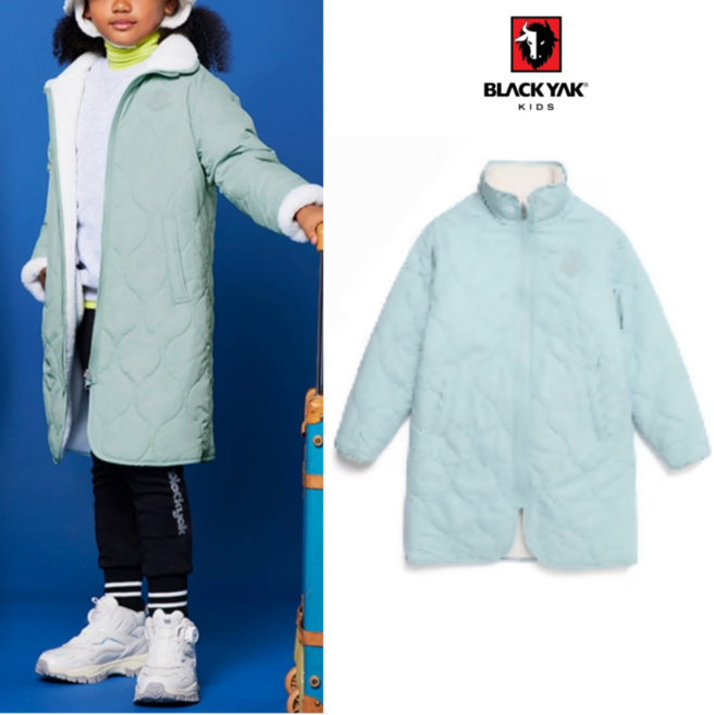 블랙야크키즈 경량 패딩 기모 뽀글이 양면 플리스 초겨울 여행 겨울 등산 캠핑 롱패딩 자켓 점퍼 파카