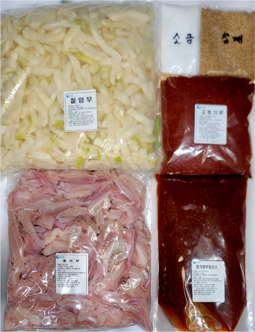 홍어무침 밀키트 10kg 20kg 업소용 대용량 홍어무침, 1세트