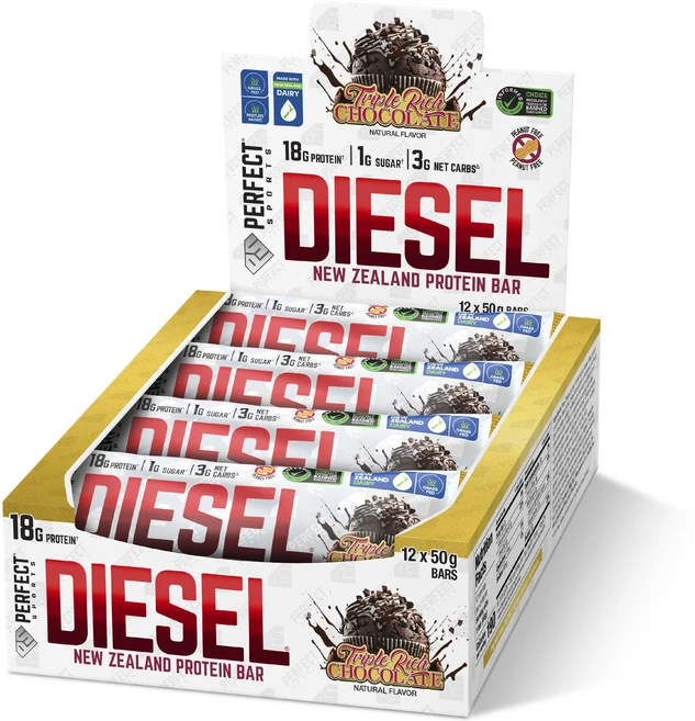 퍼펙트스포츠 Diesel 뉴 질랜드 프로틴 바 트리플 리치 초콜릿 - 쿠팡